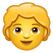 Emoji 🧒 Bimbo su WhatsApp 2.19.244.
