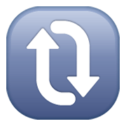 Emoji 🔃 Frecce Verticali Che Ruotano In Senso Orario su WhatsApp 2.19.244.
