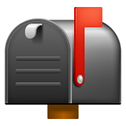 📫 Emoji geschlossener Briefkasten mit Post WhatsApp 2.19.244.