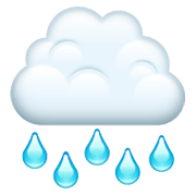 🌧️ Emoji Nube Con Lluvia en WhatsApp 2.19.244.