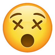 Emoji 😵 Faccina Frastornata su WhatsApp 2.19.244.