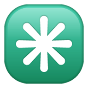 Emoji ✳️ Asterisco su WhatsApp 2.19.244.