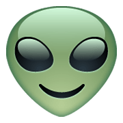 Emoji 👽 Alieno su WhatsApp 2.19.244.