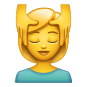 Emoji 💆 Persona Che Riceve Un Massaggio su WhatsApp 2.19.244.