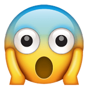 😱 Emoji Cara Gritando De Miedo en WhatsApp 2.19.244.