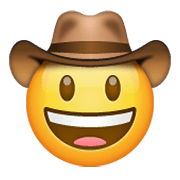 🤠 Emoji Cara Con Sombrero De Vaquero en WhatsApp 2.19.244.