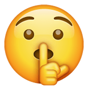 🤫 Emoji Rosto Fazendo Sinal De Silêncio na WhatsApp 2.19.244.