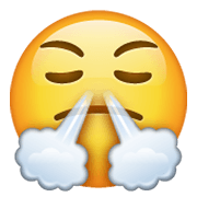 Emoji 😤 Faccina Che Sbuffa su WhatsApp 2.19.244.