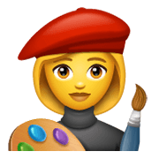Emoji 👩‍🎨 Artista Donna su WhatsApp 2.19.244.