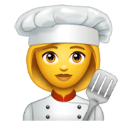 👩‍🍳 Emoji Cocinera en WhatsApp 2.19.244.