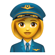 👩‍✈️ Emoji Piloto De Avião Mulher na WhatsApp 2.19.244.
