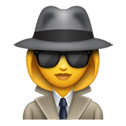 🕵️‍♀️ Emoji Detective Mujer en WhatsApp 2.19.244.