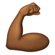 Émoji 💪🏾 Biceps Contracté : Peau Mate sur WhatsApp 2.19.244.