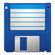 Emoji 💾 Floppy Disc su WhatsApp 2.19.244.