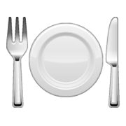 🍽️ Emoji Teller mit Messer und Gabel WhatsApp 2.19.244.