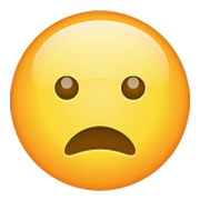 😦 Emoji Cara Con El Ceño Fruncido Y La Boca Abierta en WhatsApp 2.19.244.