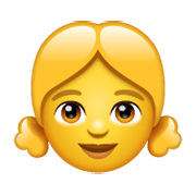 Emoji 👧 Bambina su WhatsApp 2.19.244.