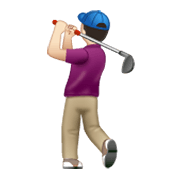 🏌🏻 Emoji Golfer(in): helle Hautfarbe WhatsApp 2.19.244.