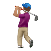 🏌🏽 Emoji Golfista: Tono De Piel Medio en WhatsApp 2.19.244.