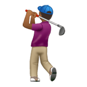 🏌🏾 Emoji Golfista: Tono De Piel Oscuro Medio en WhatsApp 2.19.244.