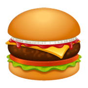 Emoji 🍔 Hamburger su WhatsApp 2.19.244.