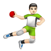 Émoji 🤾🏻 Personne Jouant Au Handball : Peau Claire sur WhatsApp 2.19.244.