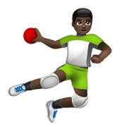 🤾🏿 Emoji Handballspieler(in): dunkle Hautfarbe WhatsApp 2.19.244.
