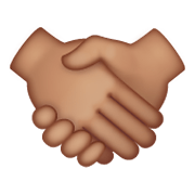 🤝🏽 Emoji Handschlag, mittlere Hautfarbe WhatsApp 2.19.244.