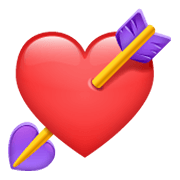 💘 Emoji Coração Com Flecha na WhatsApp 2.19.244.