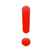 Emoji ❗ Punto Esclamativo Rosso su WhatsApp 2.19.244.