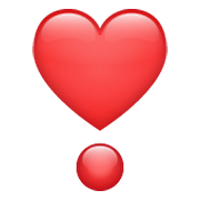 ❣️ Emoji Exclamação De Coração na WhatsApp 2.19.244.
