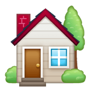 🏡 Emoji Casa Com Jardim na WhatsApp 2.19.244.