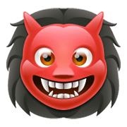 👹 Emoji Demonio Japonés Oni en WhatsApp 2.19.244.