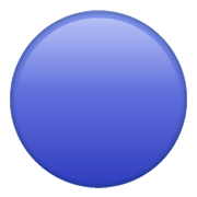 🔵 Emoji Círculo Azul Grande en WhatsApp 2.19.244.