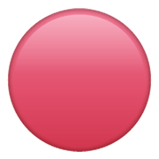 Emoji 🔴 Cerchio Rosso su WhatsApp 2.19.244.