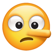 Emoji 🤥 Faccina Bugiarda su WhatsApp 2.19.244.