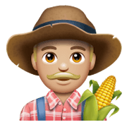 👨🏼‍🌾 Emoji Bauer: mittelhelle Hautfarbe WhatsApp 2.19.244.