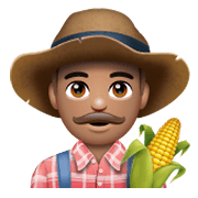 Emoji 👨🏽‍🌾 Contadino: Carnagione Olivastra su WhatsApp 2.19.244.