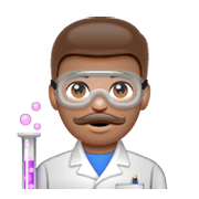 Emoji 👨🏽‍🔬 Scienziato: Carnagione Olivastra su WhatsApp 2.19.244.