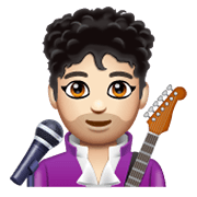 👨🏻‍🎤 Emoji Cantante Hombre: Tono De Piel Claro en WhatsApp 2.19.244.