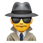 Emoji 🕵️‍♂️ Investigatore su WhatsApp 2.19.244.