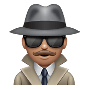 🕵🏽‍♂️ Emoji Detective Hombre: Tono De Piel Medio en WhatsApp 2.19.244.