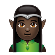 🧝🏿‍♂️ Emoji Elfo Homem: Pele Escura na WhatsApp 2.19.244.