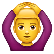 🙆‍♂️ Emoji Hombre Haciendo El Gesto De «de Acuerdo» en WhatsApp 2.19.244.