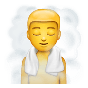 Emoji 🧖‍♂️ Uomo In Sauna su WhatsApp 2.19.244.