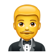 Emoji 🤵 Persona In Smoking su WhatsApp 2.19.244.