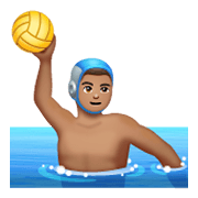 🤽🏽‍♂️ Emoji Hombre Jugando Al Waterpolo: Tono De Piel Medio en WhatsApp 2.19.244.