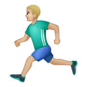 🏃🏼‍♂️ Emoji Hombre Corriendo: Tono De Piel Claro Medio en WhatsApp 2.19.244.