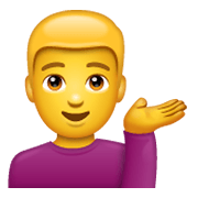 💁‍♂️ Emoji Empleado De Mostrador De Información en WhatsApp 2.19.244.