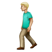 🚶🏼‍♂️ Emoji Hombre Caminando: Tono De Piel Claro Medio en WhatsApp 2.19.244.